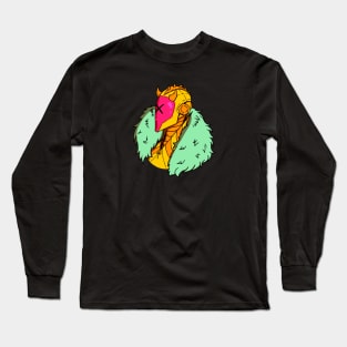 Cyberpunk Doodle (Color) Long Sleeve T-Shirt